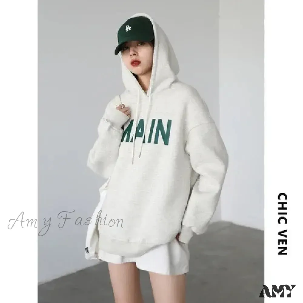 Streetwear Casual Cozy Comfortable Loose Trendy Stylish Elegant Hoodies