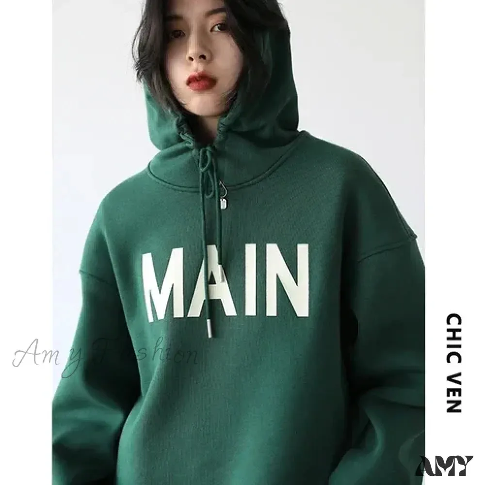 Streetwear Casual Cozy Comfortable Loose Trendy Stylish Elegant Hoodies