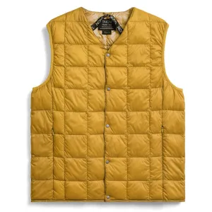 Taion V Button Down Vest - Camel