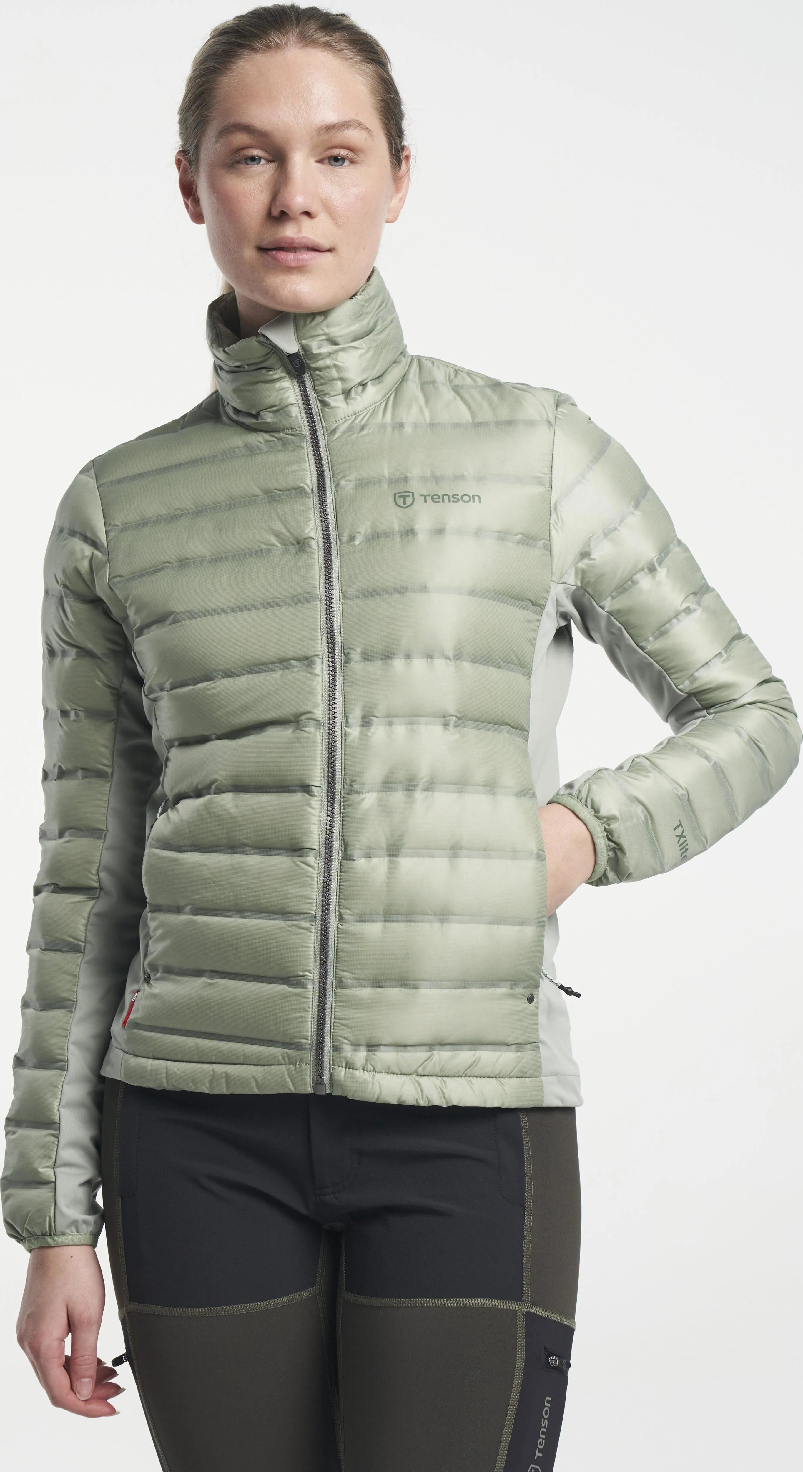 Tenson Women&#x27;s TXlite Down Jacket Grey Green | Buy Tenson Women&#x27;s TXlite Down Jacket Grey Green here | Outnorth