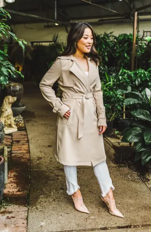 The Audrey Belted Trench Coat FINAL SALE