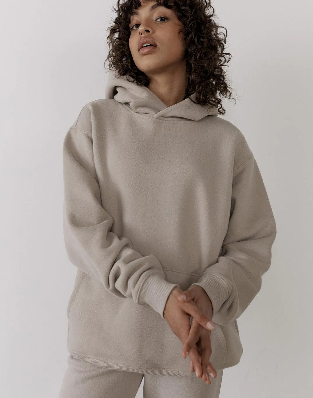 The Oversized Pullover Hoodie in Ashwood