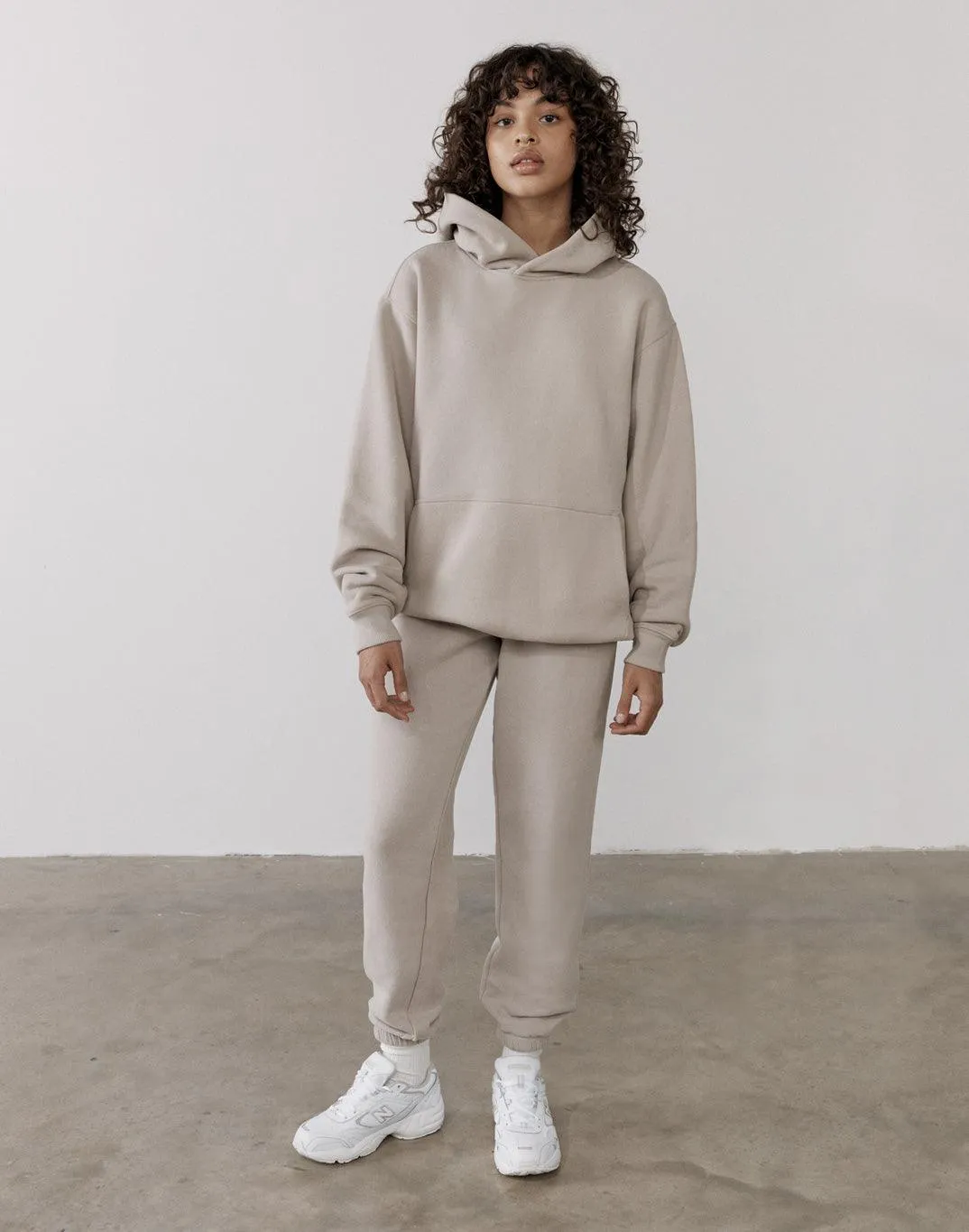 The Oversized Pullover Hoodie in Ashwood