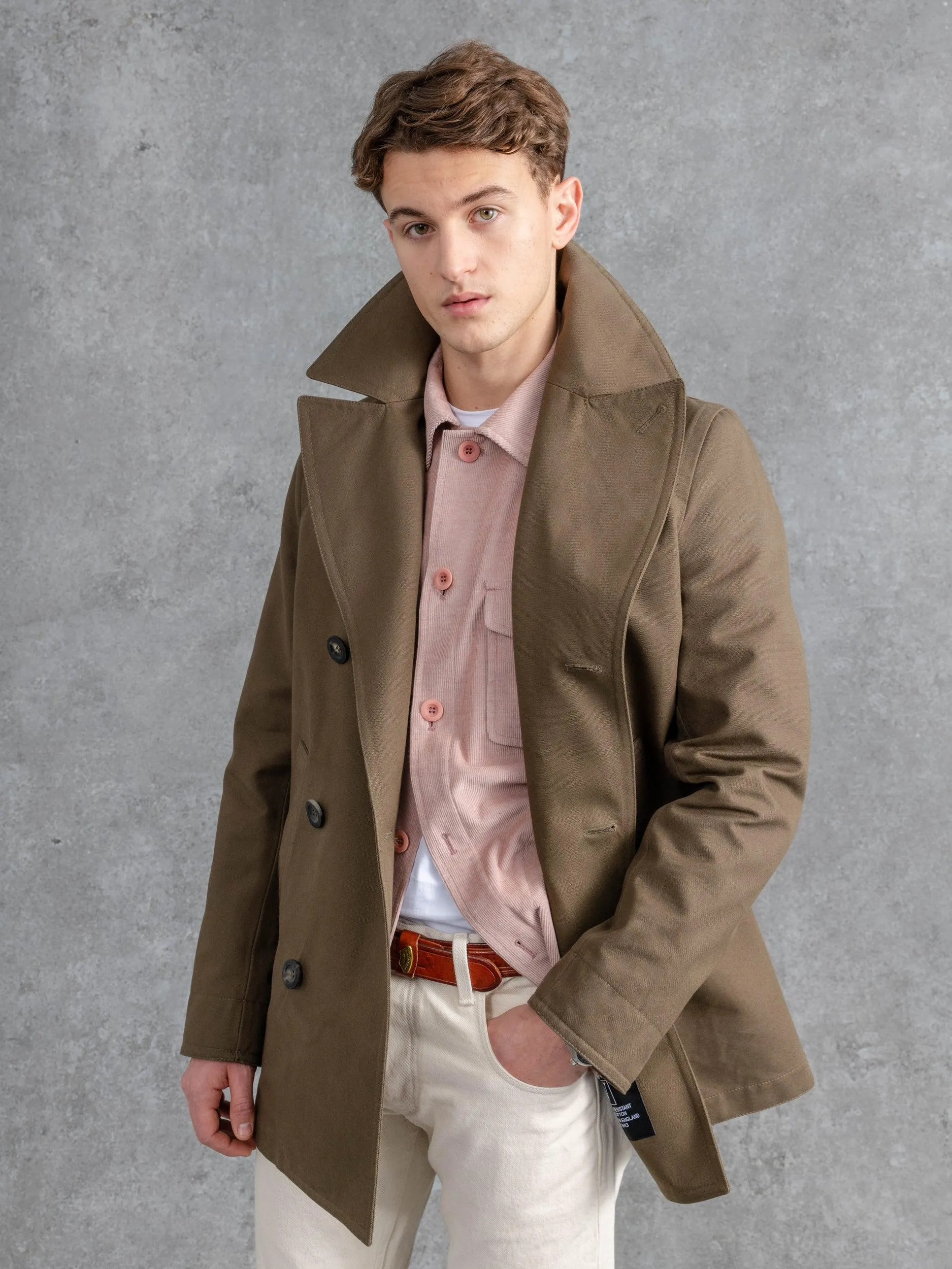 The Ventile® Peacoat - Nato Green