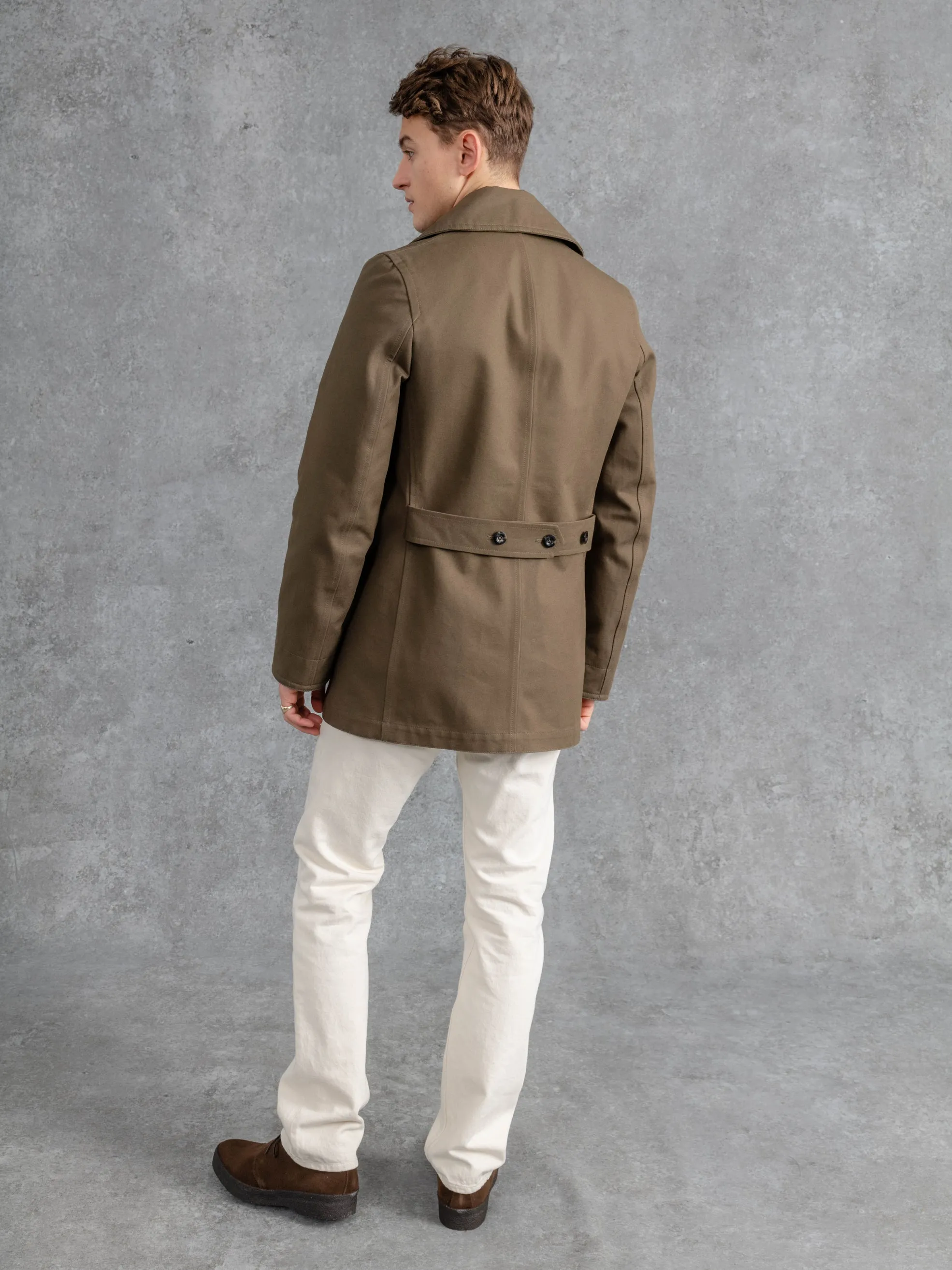 The Ventile® Peacoat - Nato Green