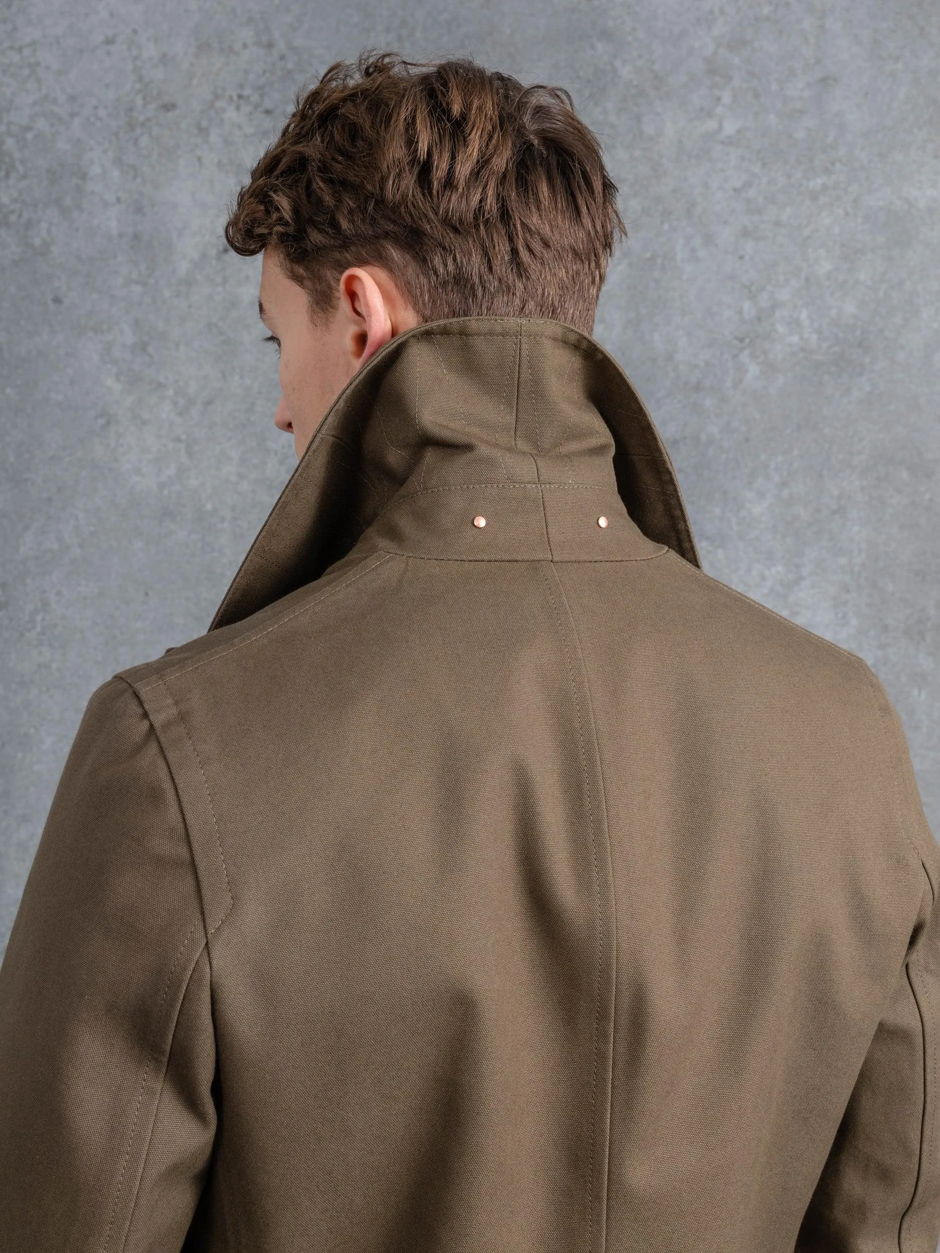 The Ventile® Peacoat - Nato Green