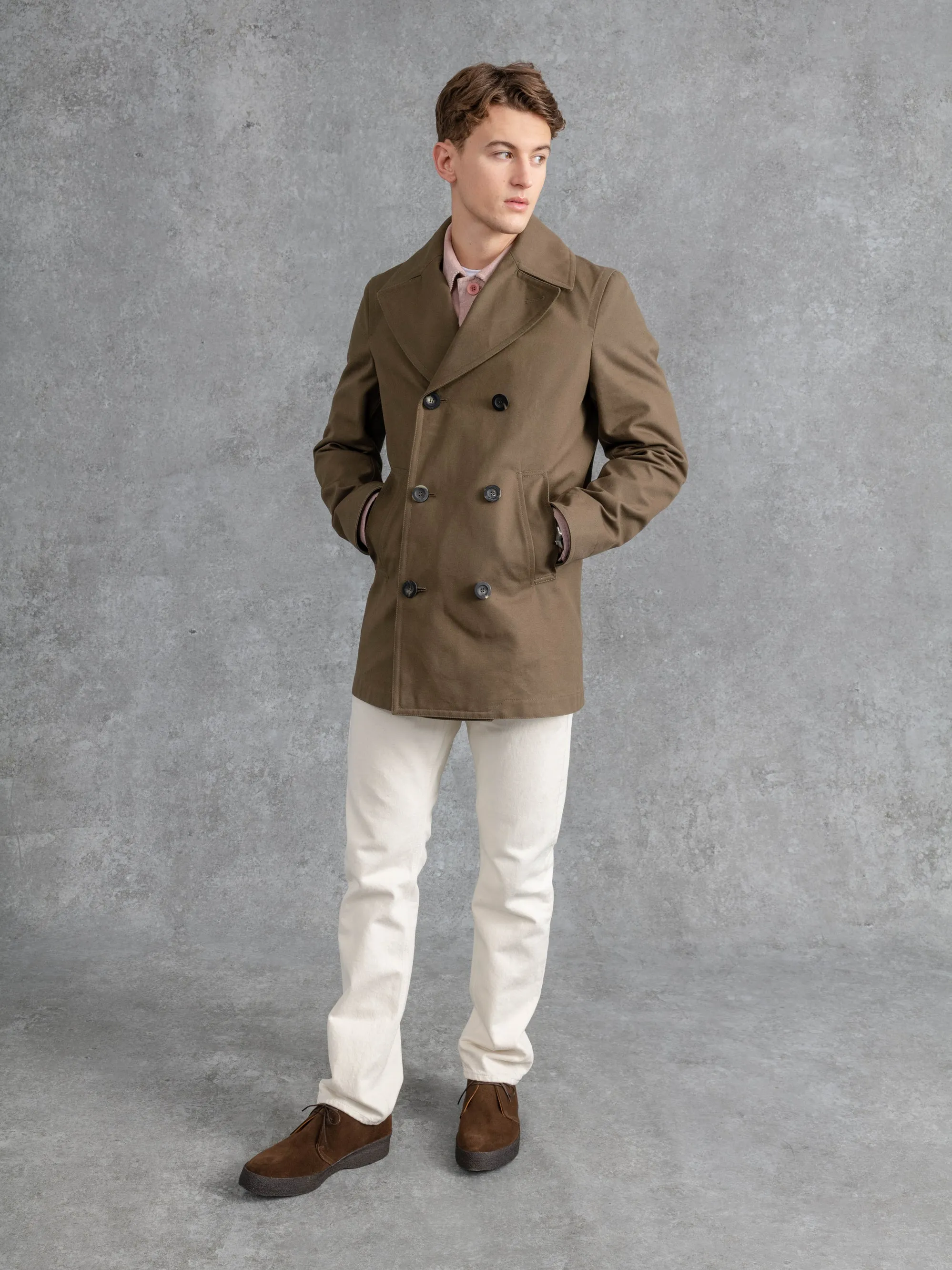 The Ventile® Peacoat - Nato Green