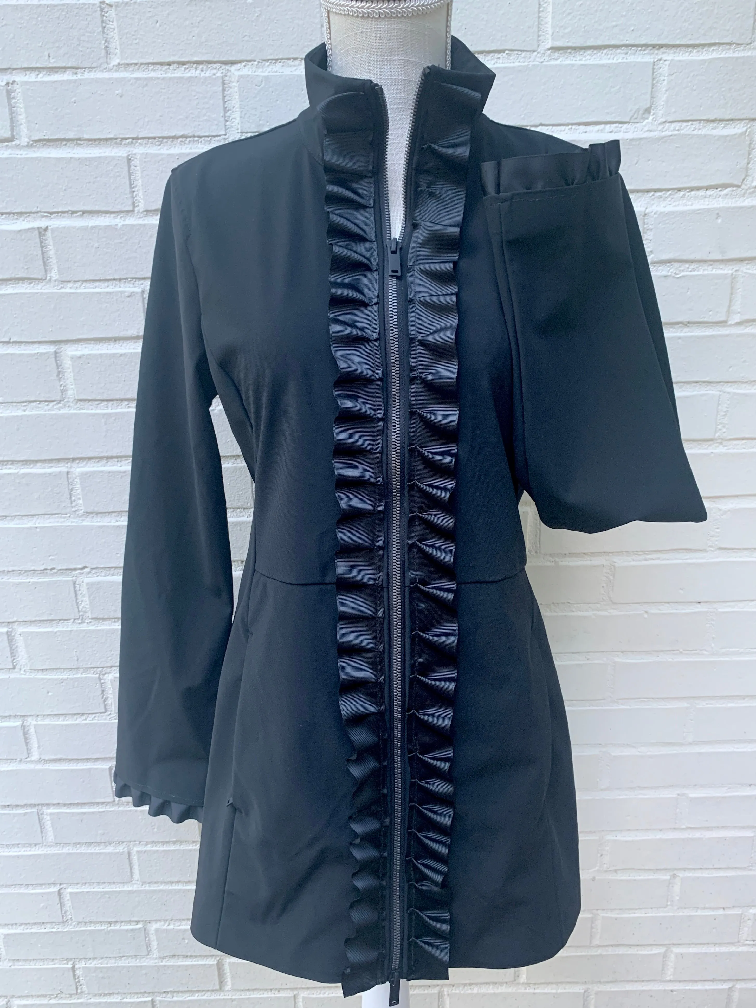 Tina Ruffle Trench Coat (JT01)