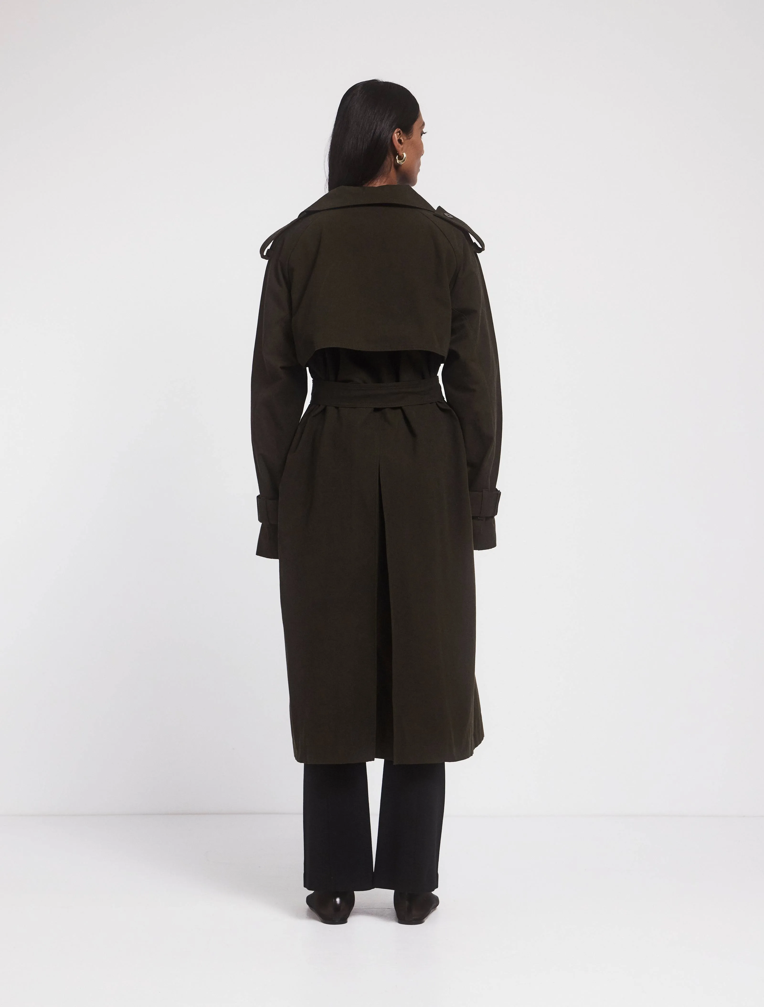 Trench in Dark Olive