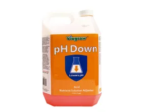 Viagrow 1 Gallon pH Down Liquid Nutrient Adjusting Solution - Acid (EA)