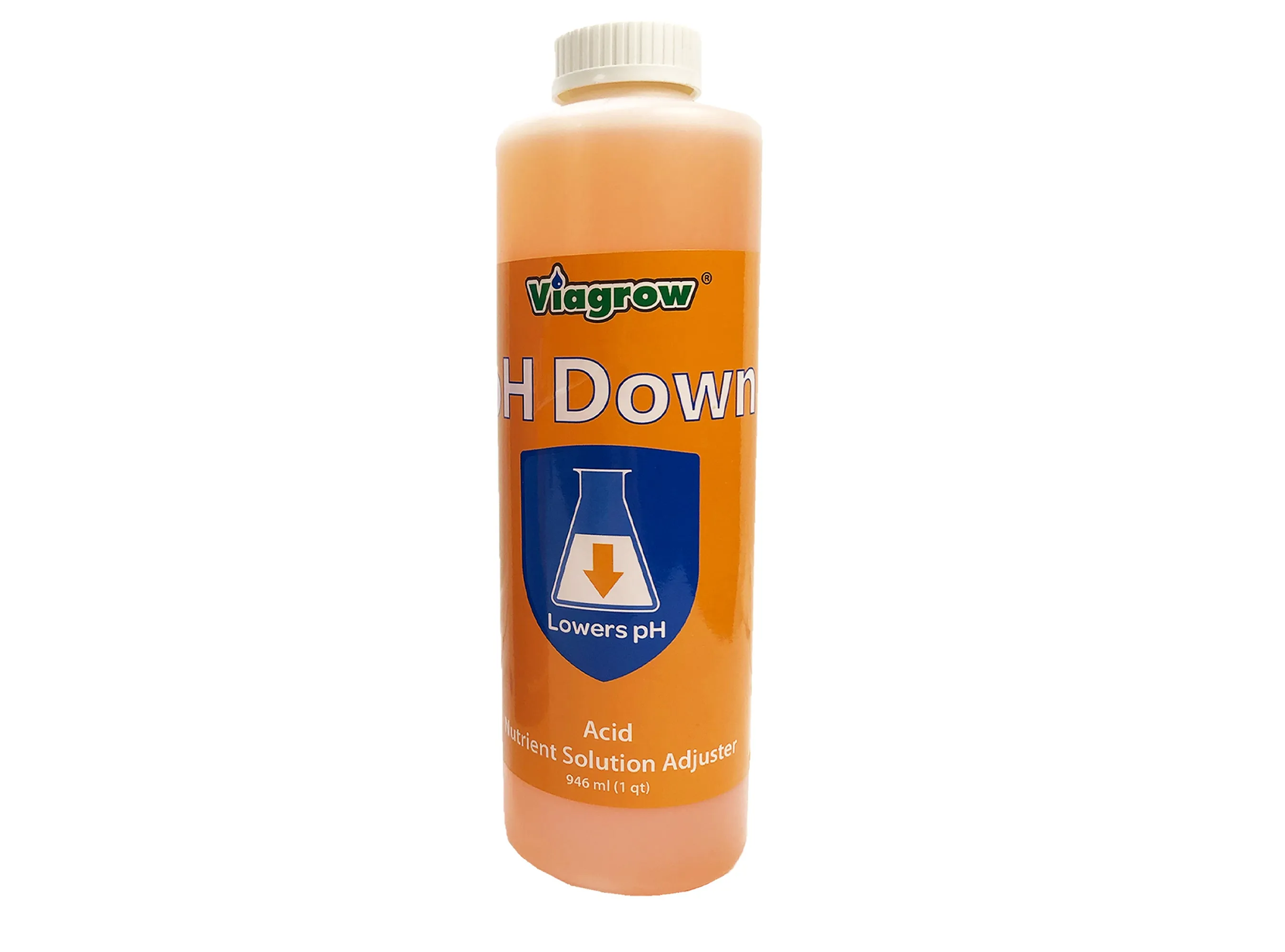 Viagrow 1QT. pH Down Liquid Nutrient Adjusting Solution - Acid (Case of 20)