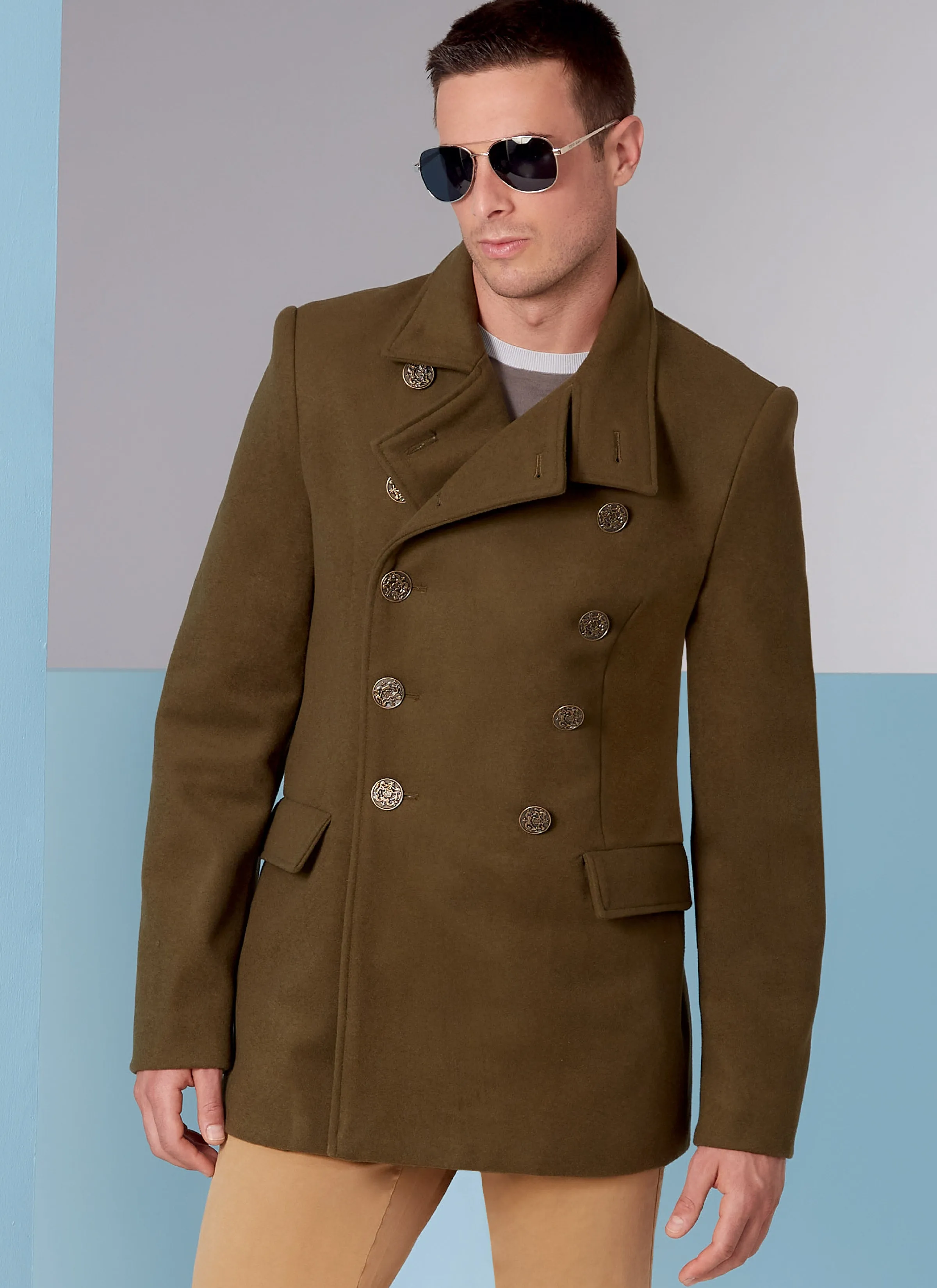 Vogue Pattern V1853 Men's Coat