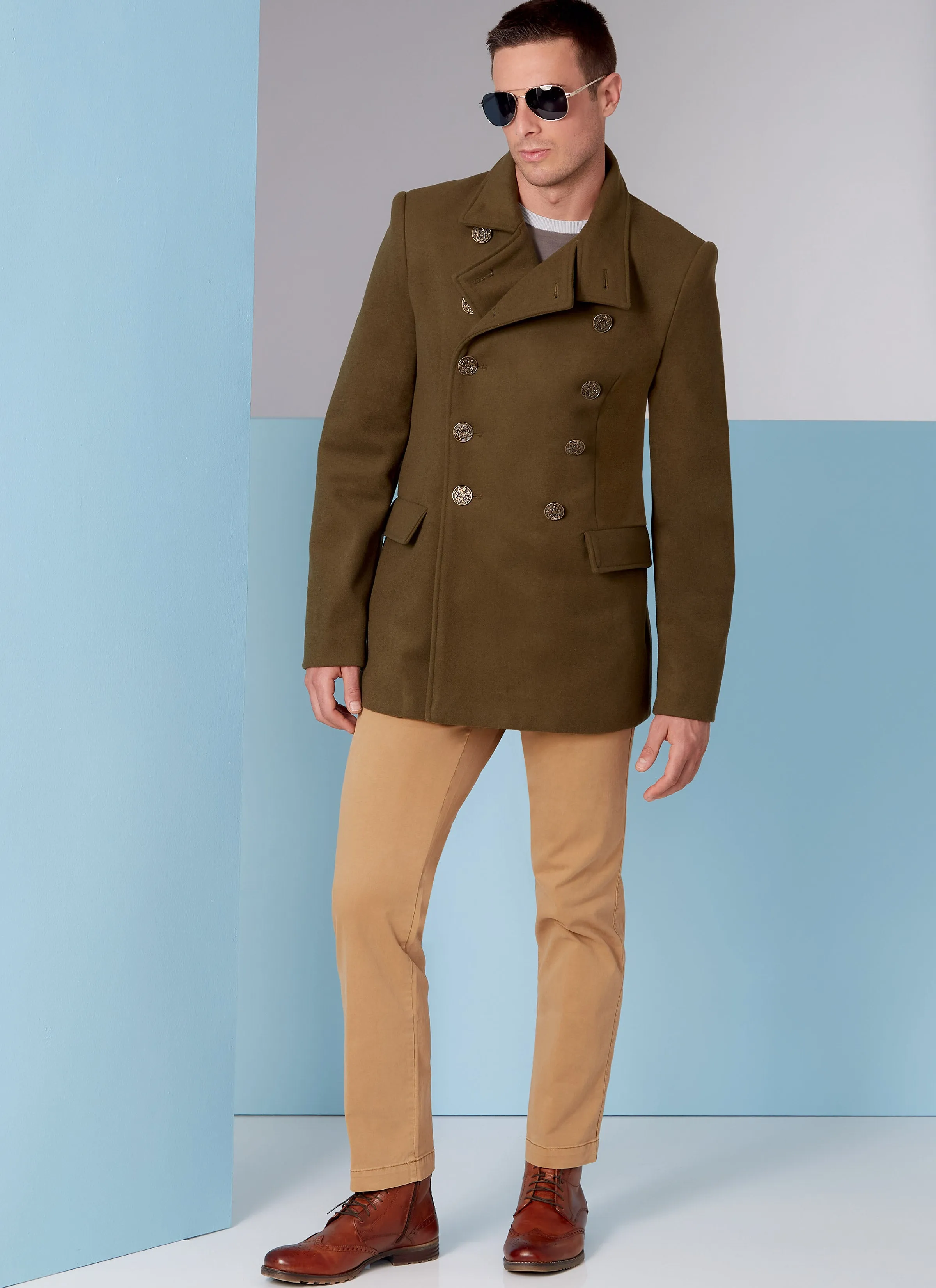 Vogue Pattern V1853 Men's Coat