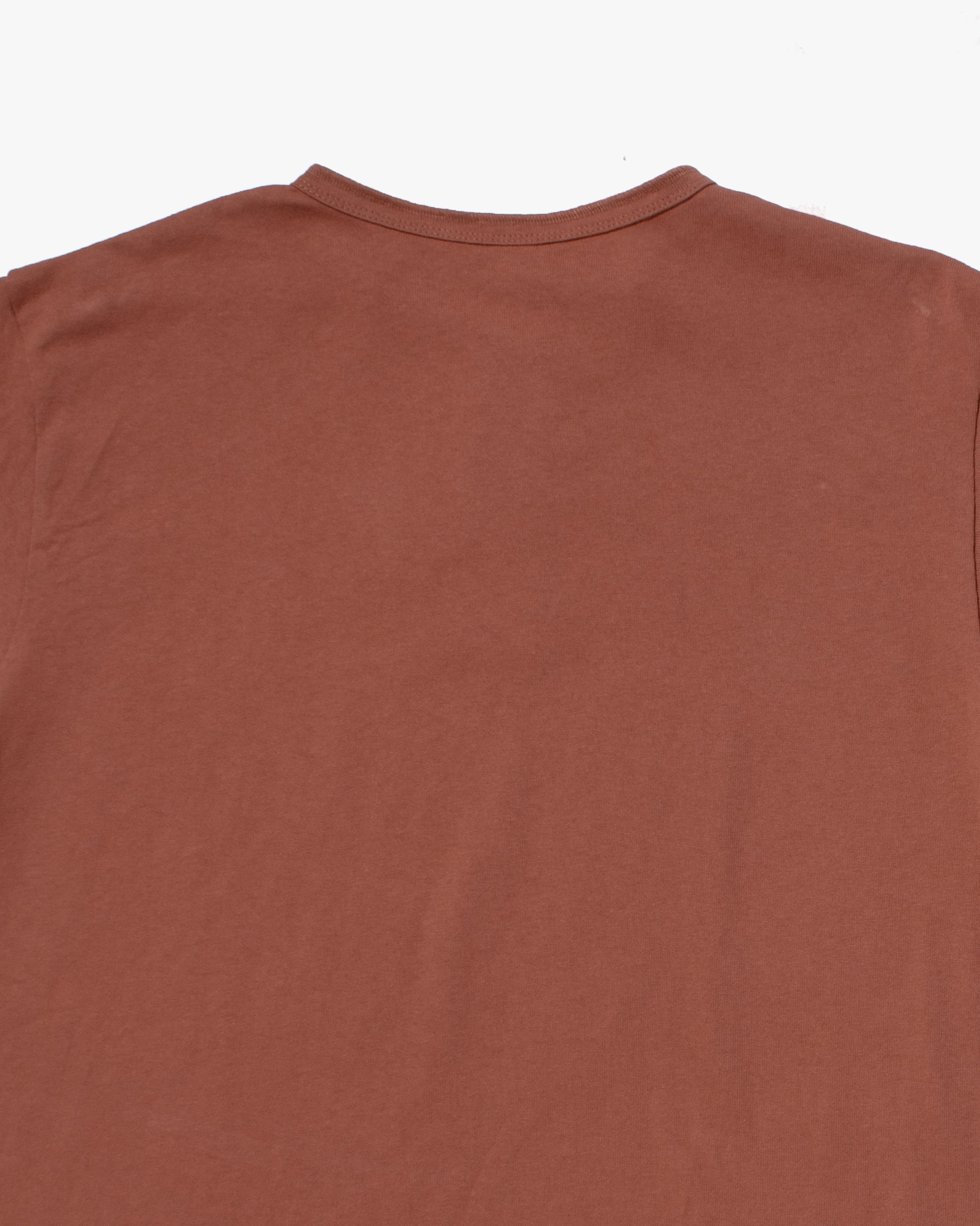 Wa-Modern Henley Tee Dusty Red