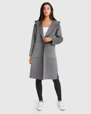 Walk This Way Wool Blend Oversized Coat