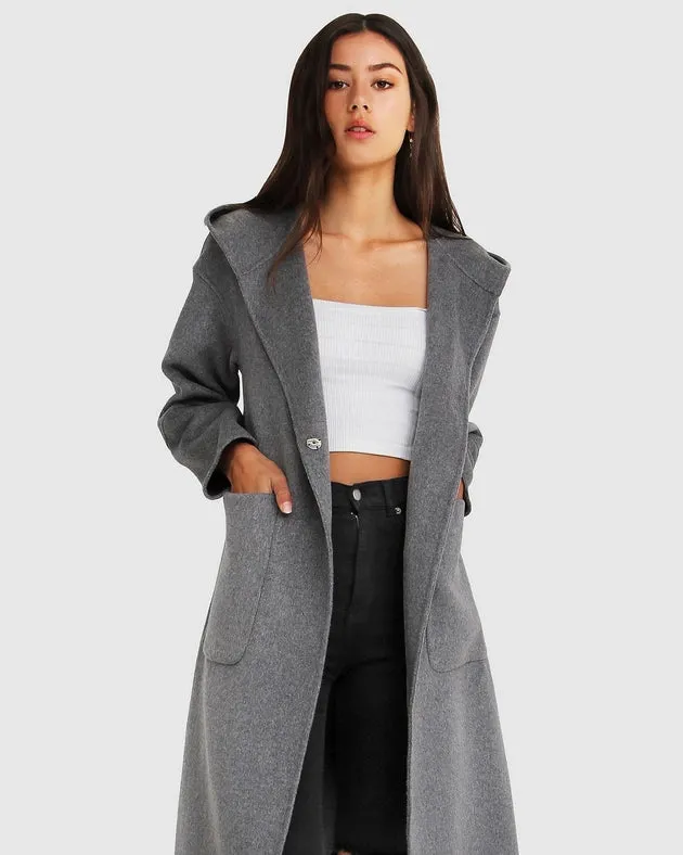 Walk This Way Wool Blend Oversized Coat