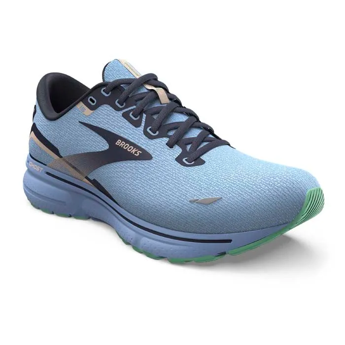 Womens Brooks Running Ghost 15 in Vista Blue/Peacoat/Linen