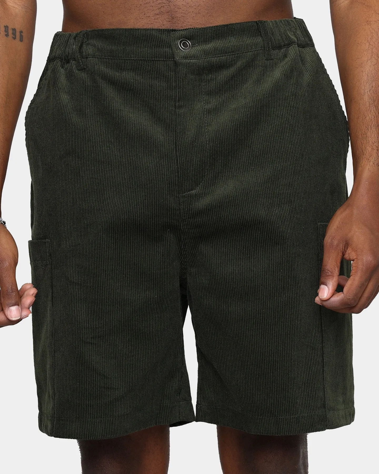 XXIII Jason Corduroy Shorts Dark Green